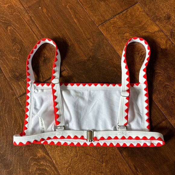 NWT ZAFUL Bohemian Printed High Cut Two Piece Bandeau Swimsuit Size S 4 - Picture 6 of 11